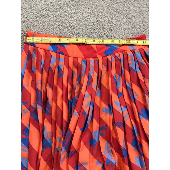 Anthropologie Red and Blue Maxi Skirt - Picture 8 of 12